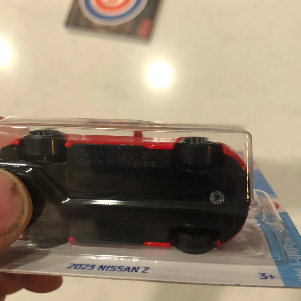 Red 2023 Nissan Z Toy Car